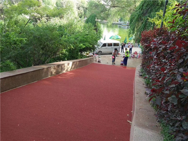 淮南彩色路面施工